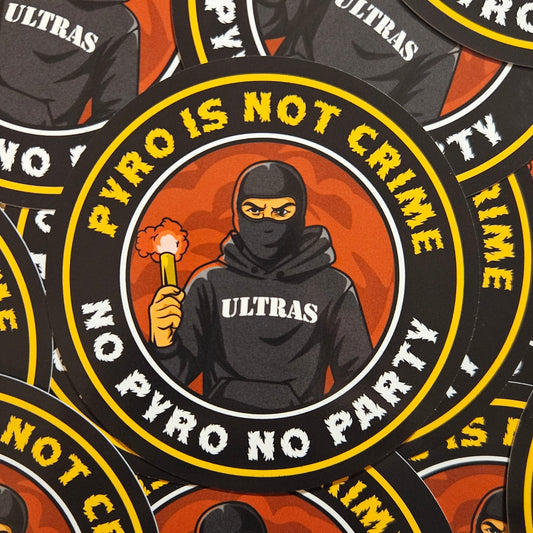 No Pyro No Party Sticker