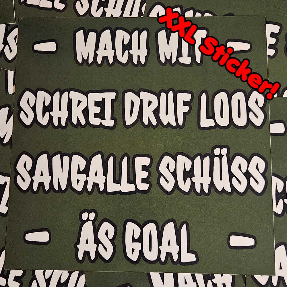 Fcsg Sticker "Mach mit..."